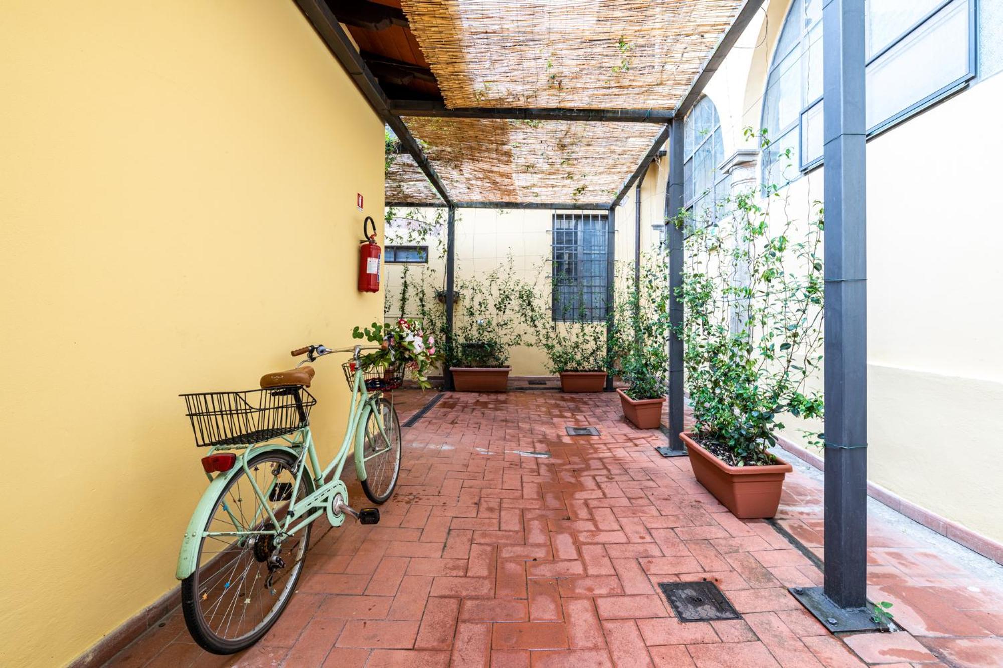 Apartament Cortile Santa Monaca Florencja Zewnętrze zdjęcie