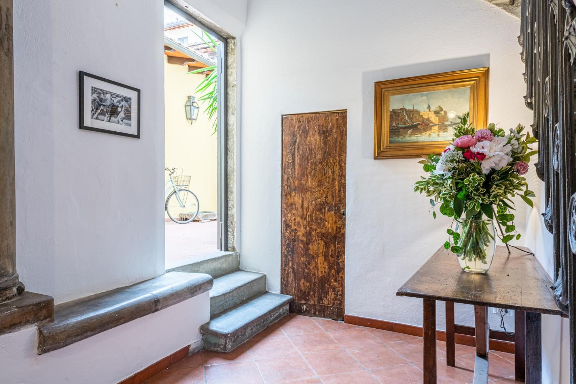 Apartament Cortile Santa Monaca Florencja Zewnętrze zdjęcie